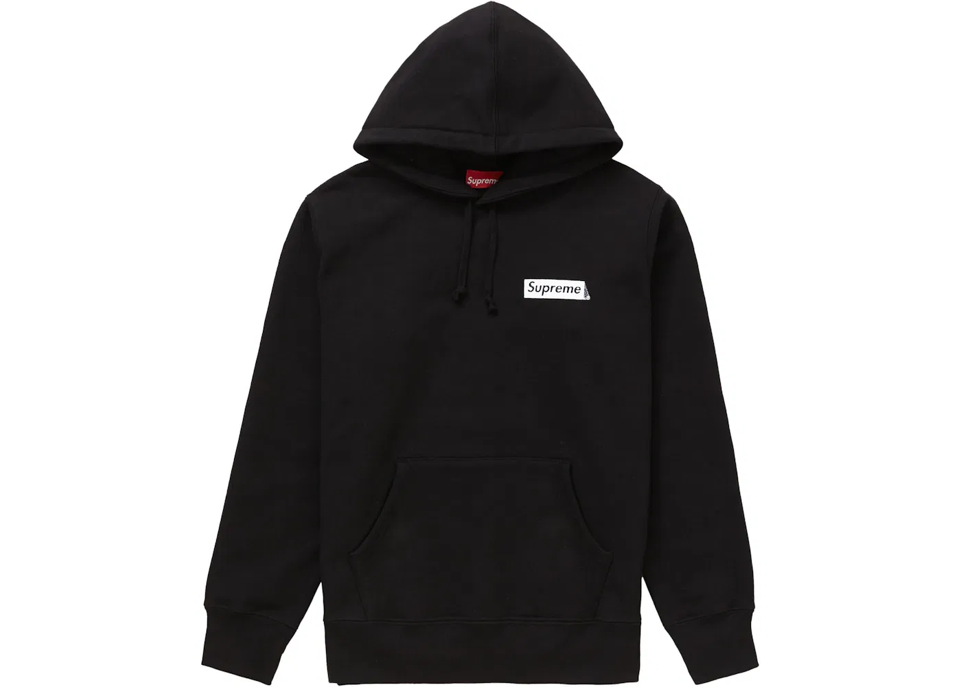 Мужская худи с принтом Stop Crying Supreme, Black