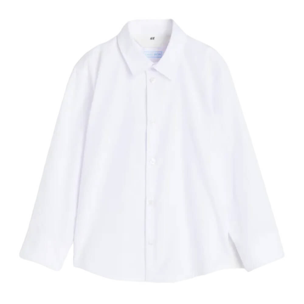 

Легкая железная рубашка H&M, белый