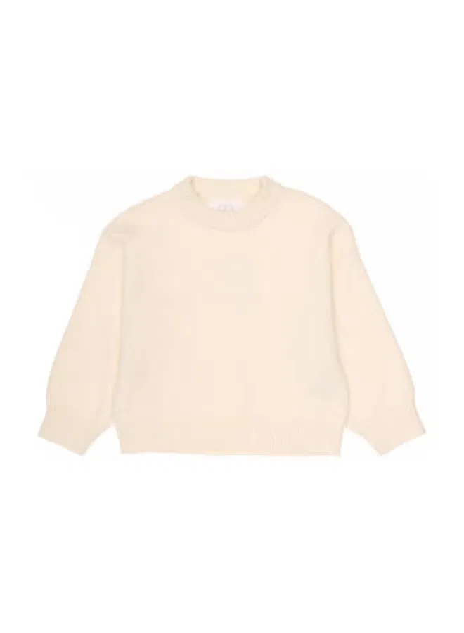 Свитер с длинным рукавом Zara, кремовый