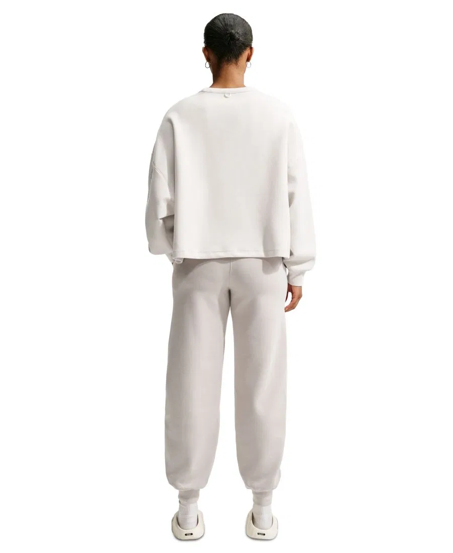 Женские джоггеры с высокой посадкой Dri-FIT ImpossiblySoft 24.7 Nike, Cream II College Grey — фото 4