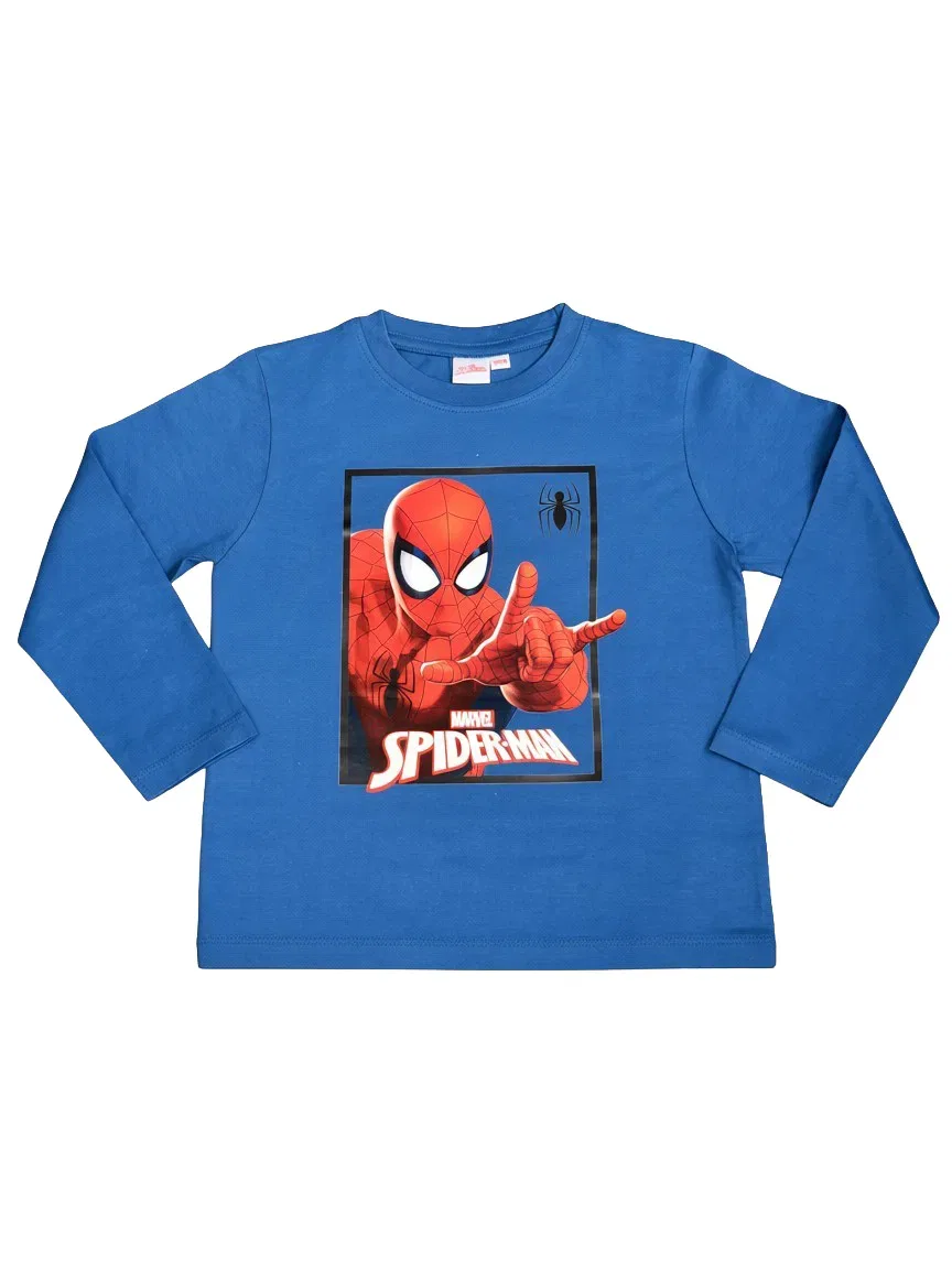 Пижамный комплект с длинным рукавом Marvel Spiderman Spiderman, синий — фото 4