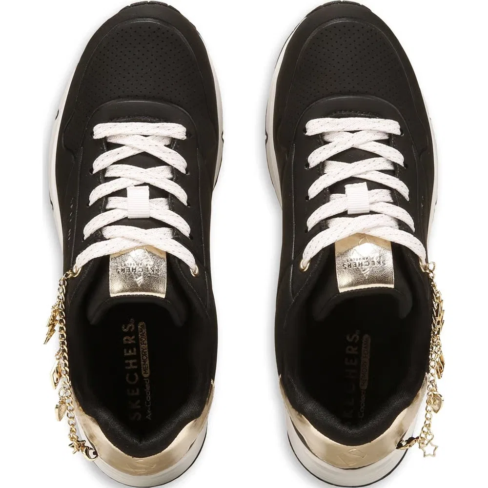 Детские кроссовки Street Uno Skechers, Black Rose Gold — фото 4