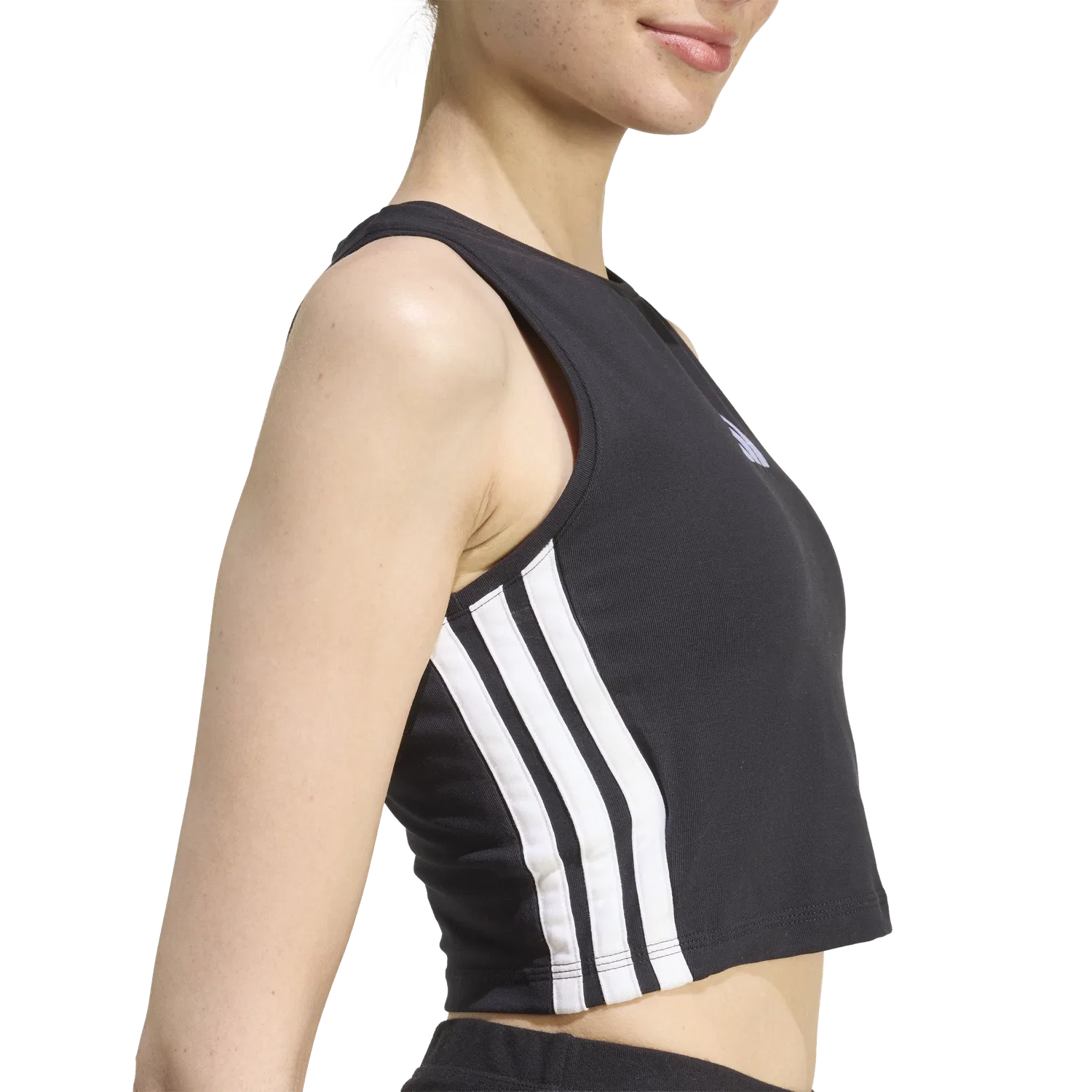 Женский топ Regular Fit Adidas, черный — фото 4