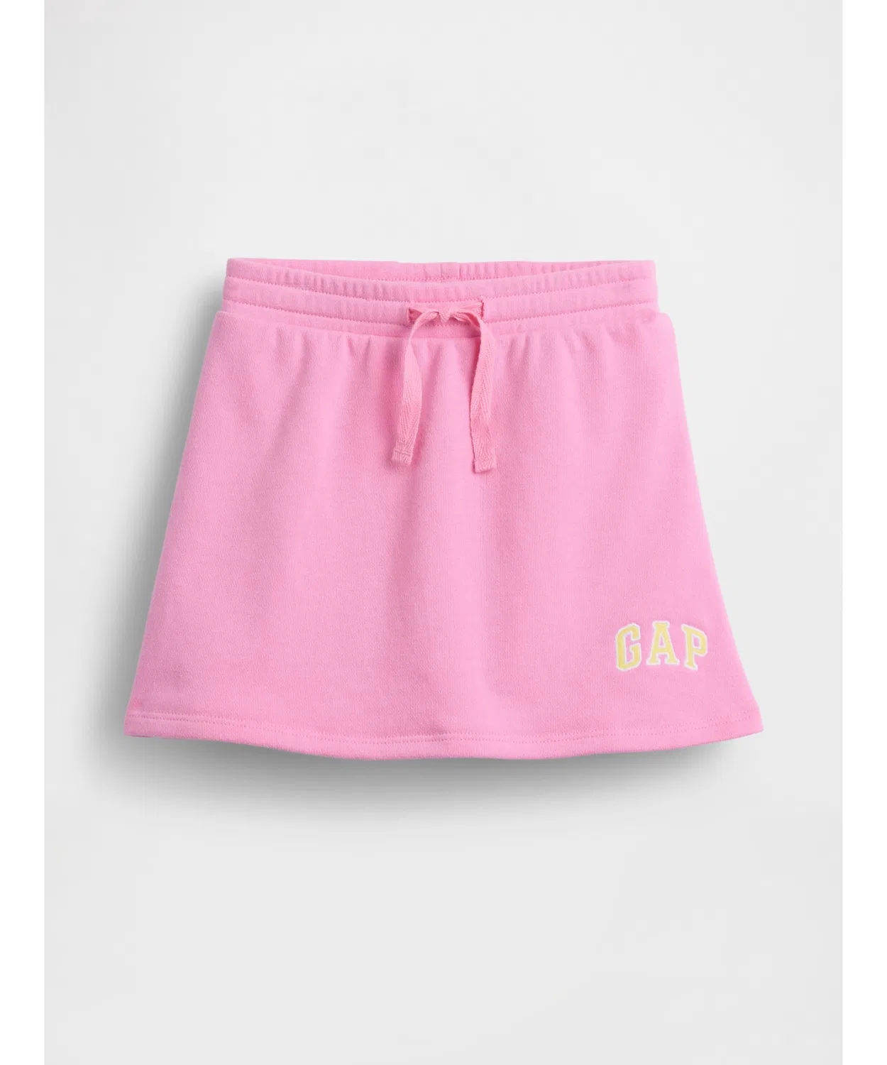 Детская юбка-шорты из футера с принтом GAP Logo, Pink