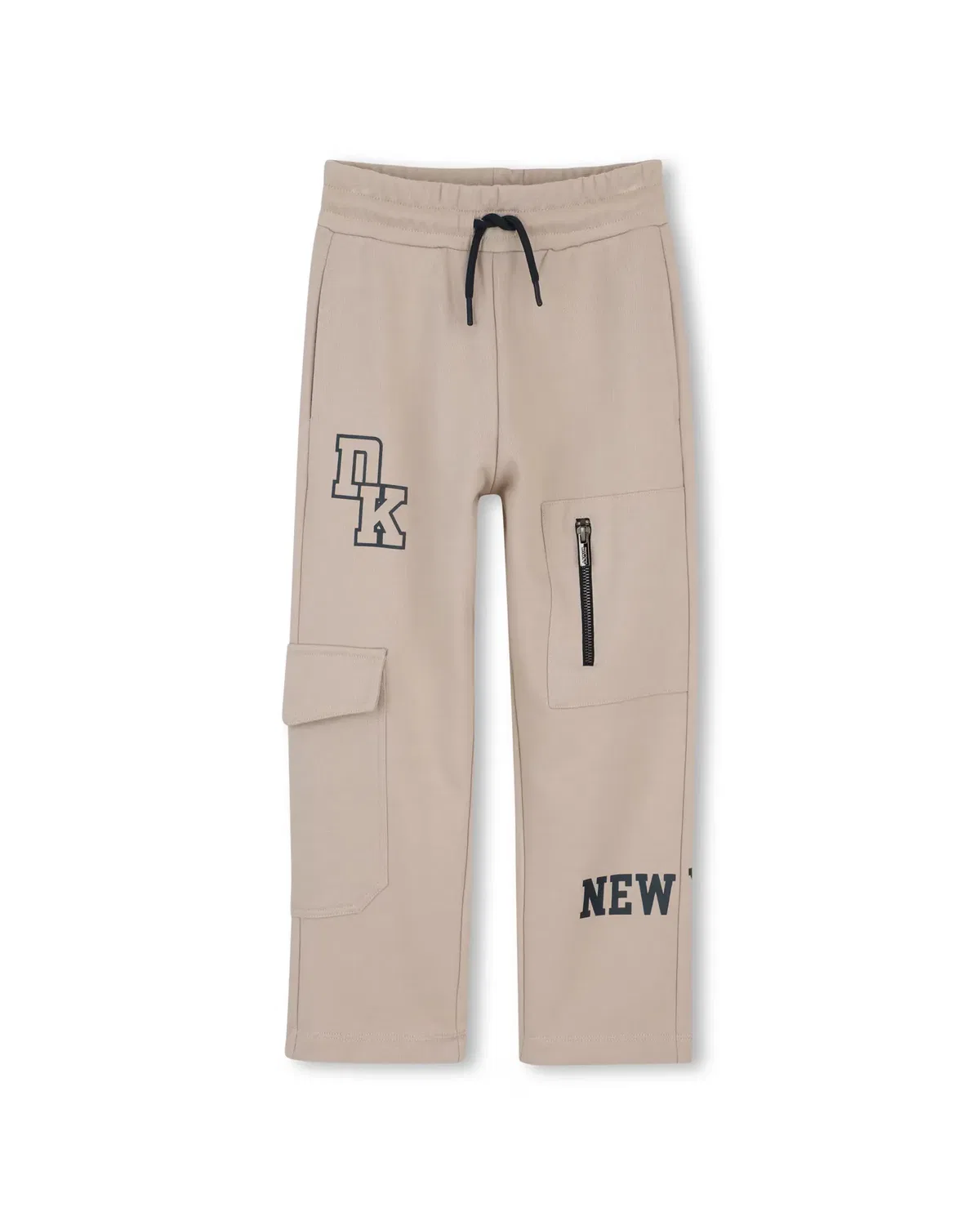 Детские штаны карго для мальчиков с принтом DKNY, Beige