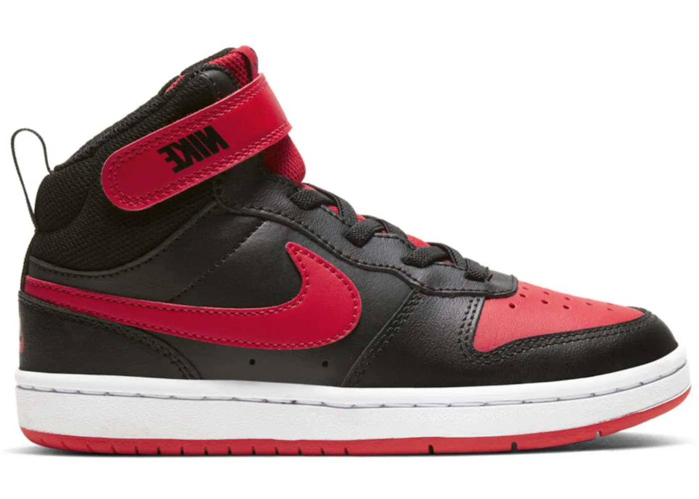 Детские кроссовки Lifestyle Nike Court Borough Mid 2 Nike, Black/White/University Red