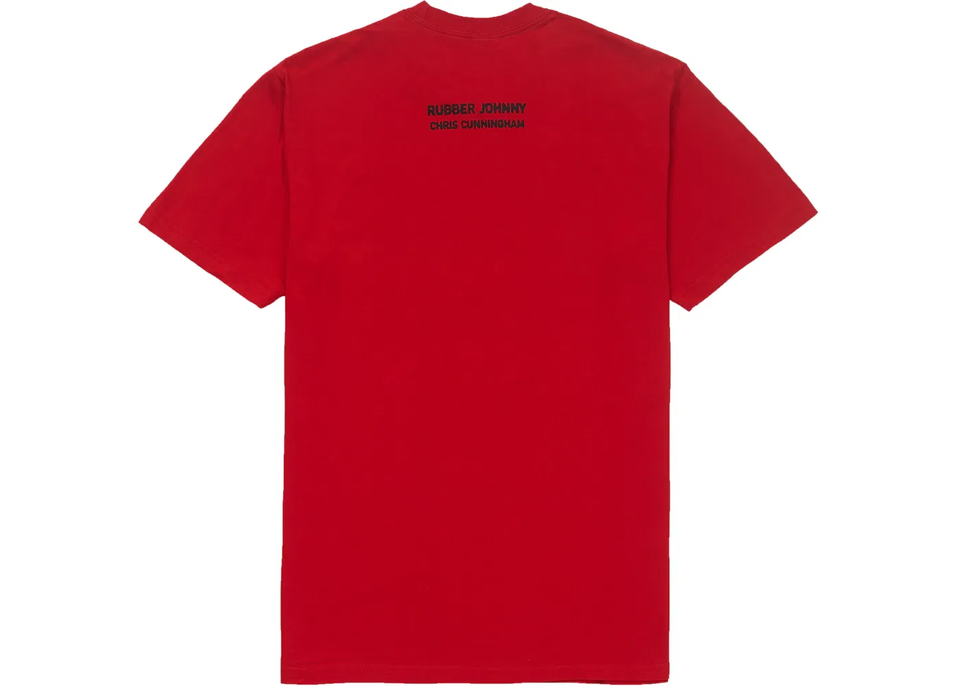 Мужская футболка с принтом Supreme Chris Cunningham Chihuahua Tee, Red — фото 2