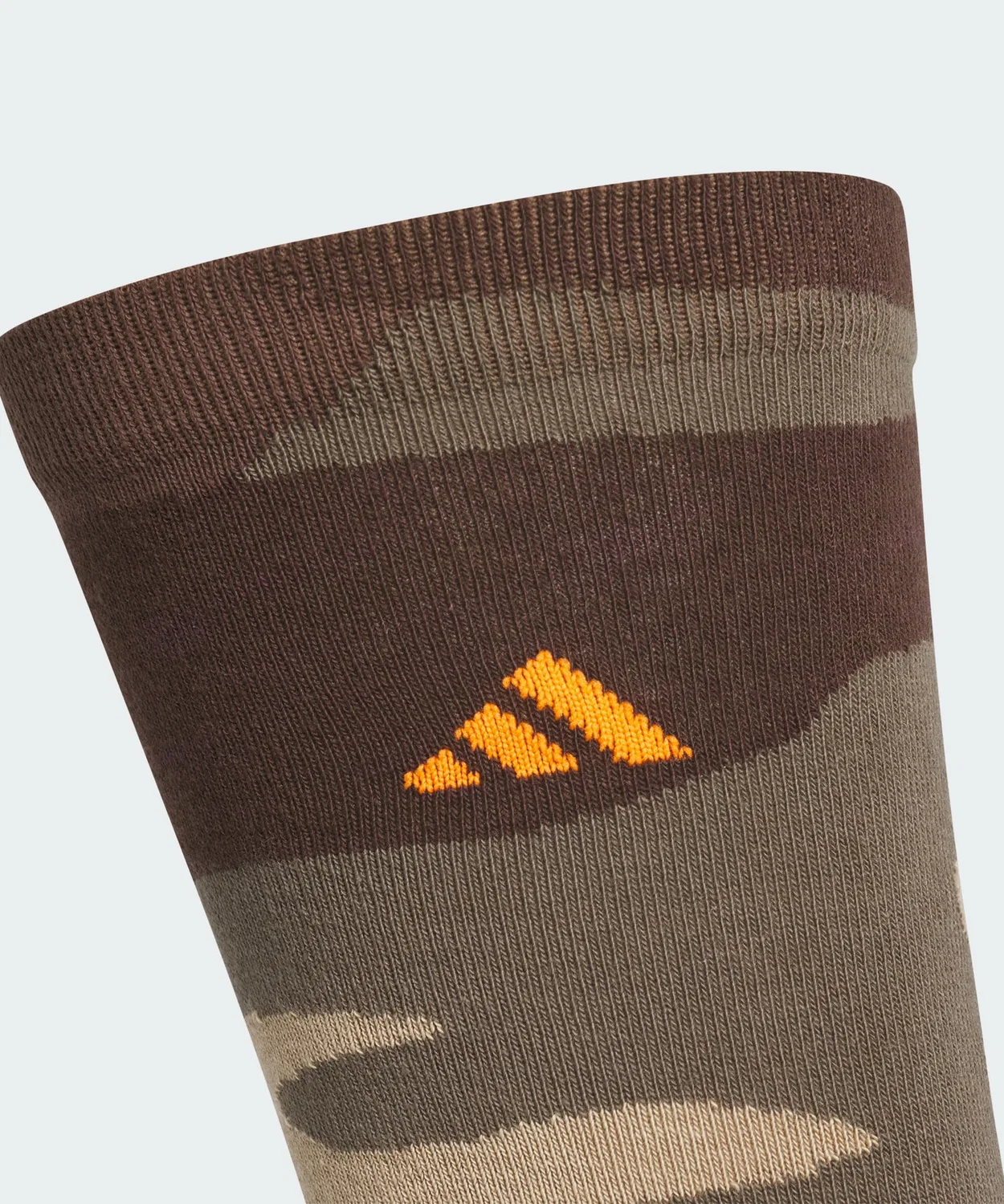 Мужские носки-гольфы с принтом, модель JACQUARD CAMO Adidas, Brown — фото 3