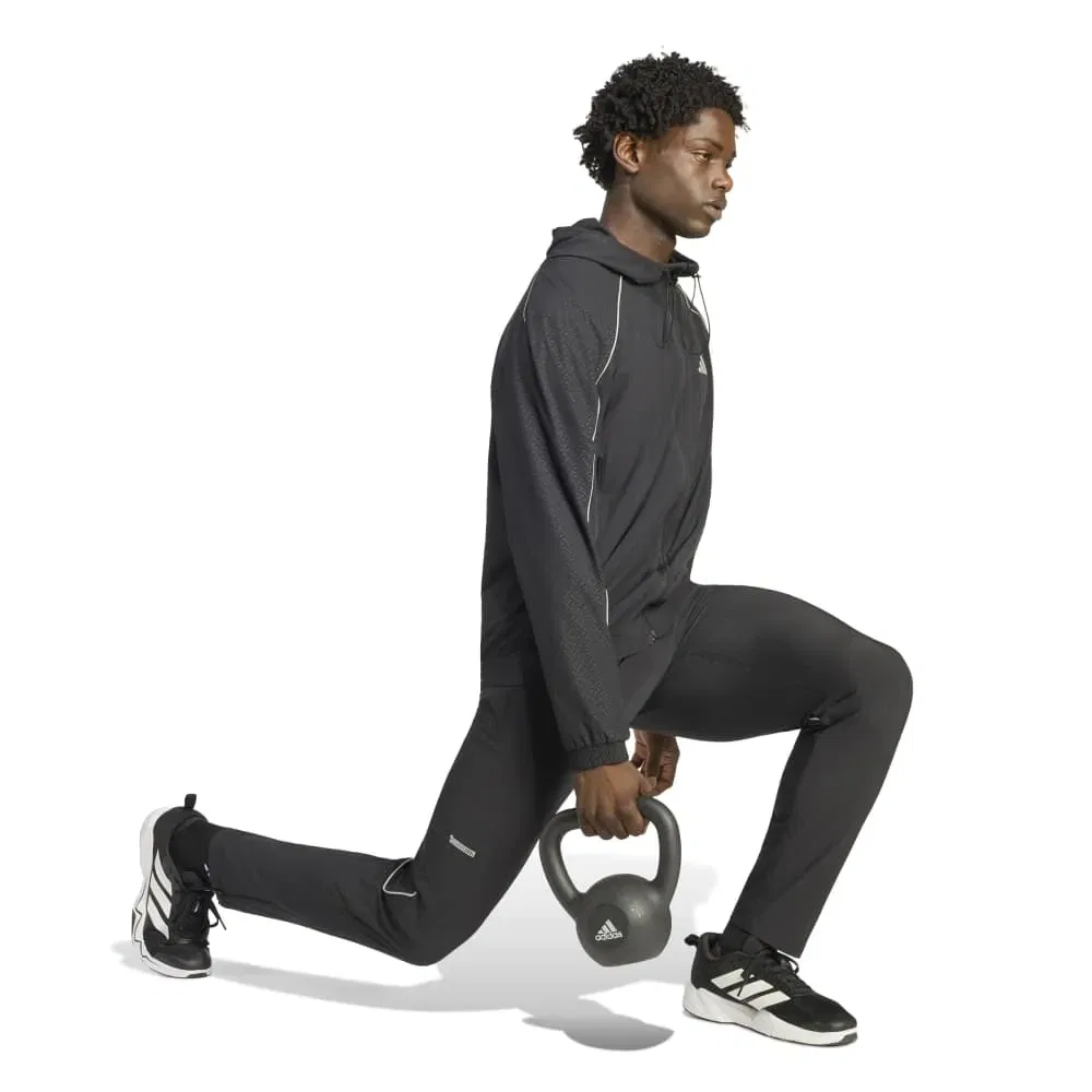 Мужские спортивные брюки с технологией Climacool Tech Apparel Slim Adidas, Black — фото 4
