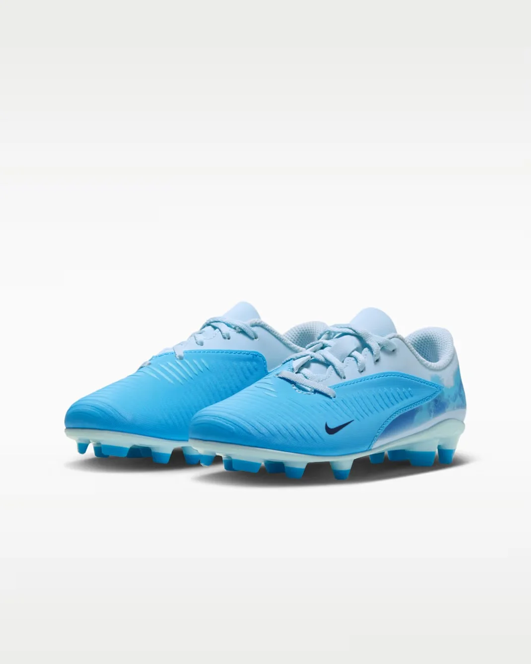 Бутсы детские для разных типов покрытия Nike Jr. Phantom 6 Low 'Erling Haaland', синий — фото 4