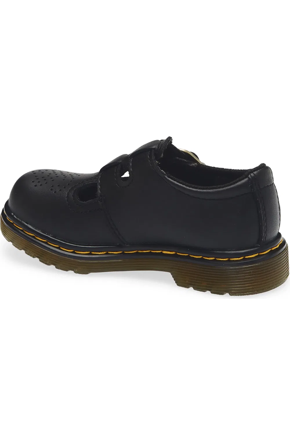 Детские туфли Dr. Martens 8065 T-Strap, на ремешках, черный — фото 2