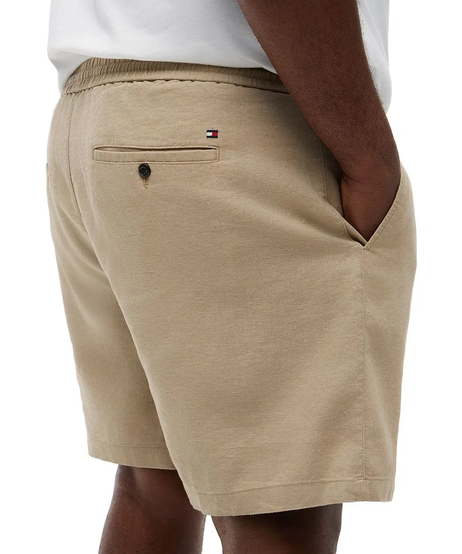 Мужские шорты с завязками на поясе Dover 8" Regular-Fit Tommy Hilfiger, Batique Khaki — фото 3