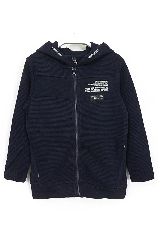 Детский кардиган для мальчиков с принтом Dobakids, Navy Blue