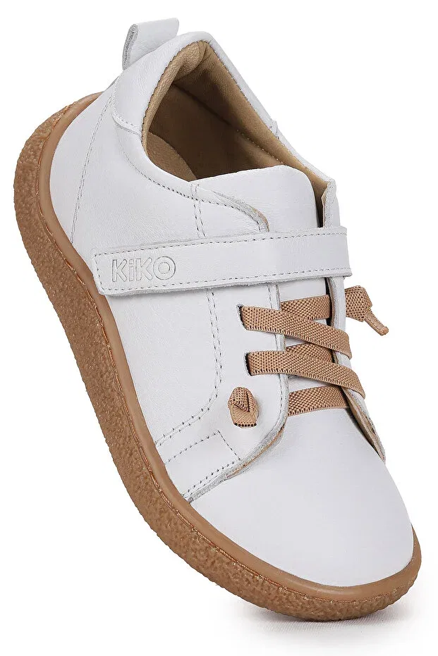 Детские кроссовки для мальчиков кожаные Arad Kiko Kids, White