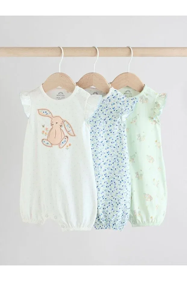 Детский комбинезон с принтом 3-предметный набор Next Baby, Multicolor