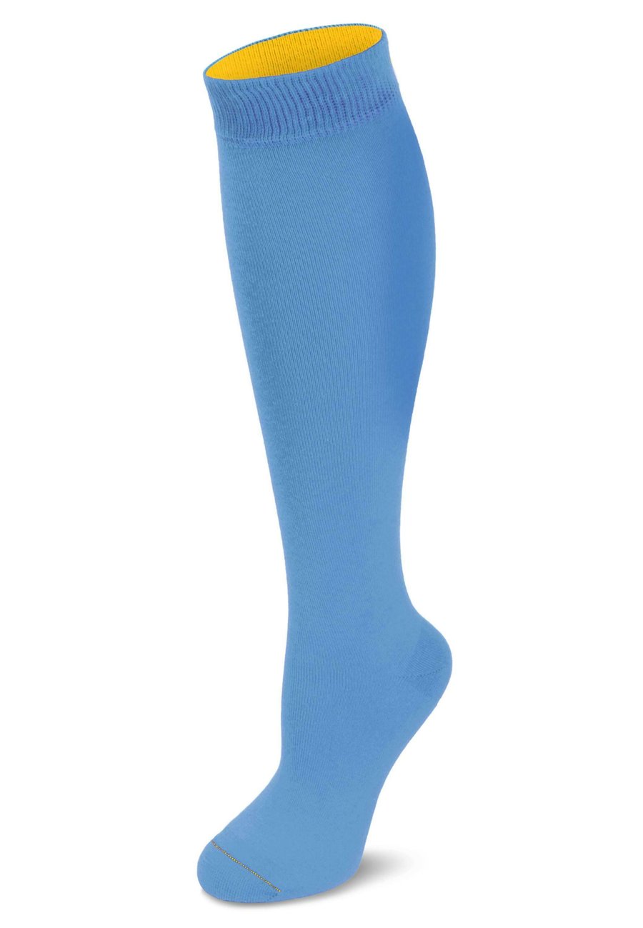 

Носки Normani KNEE HIGH SOCKS BI-COLOR, Himmelblau/Aprikose/Blue
