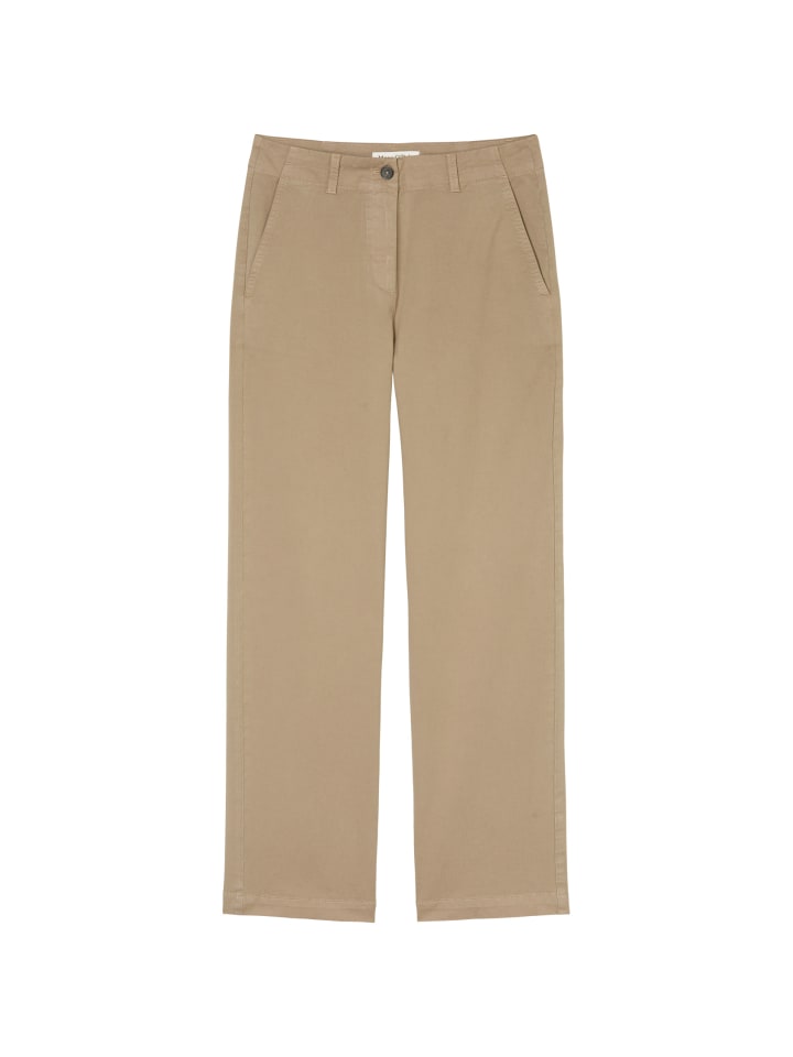 

Тканевые брюки Marc O'Polo Hose Model Lande wide, цвет soft mocca