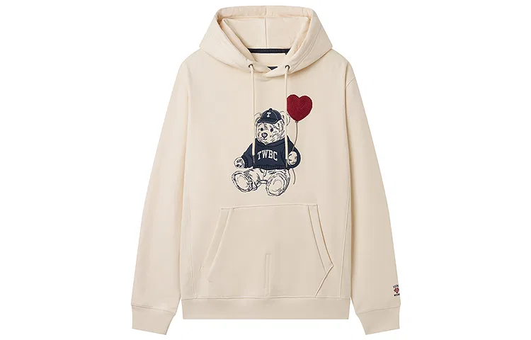 Детская толстовка Unisex Teenie Weenie Men, Ivory White