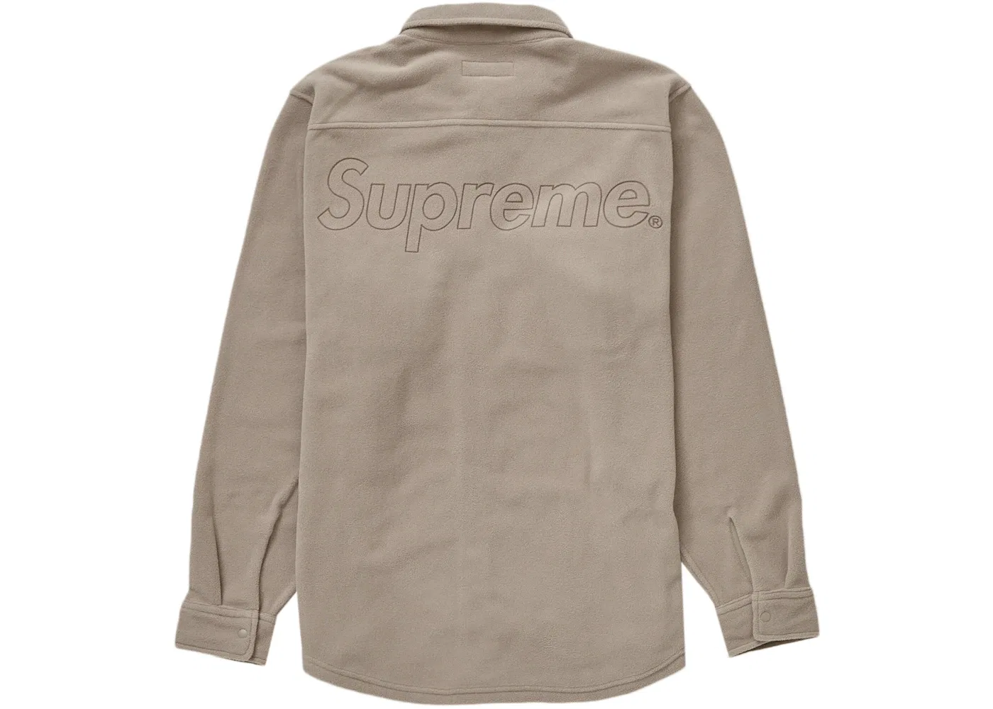 Мужская фланелевая рубашка Polartec Supreme, Tan — фото 2