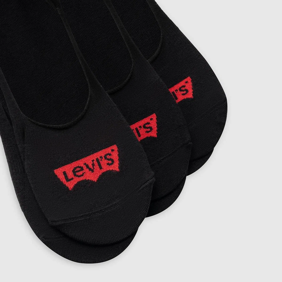 Низкие носки (3 шт.) Levi's, Black — фото 2