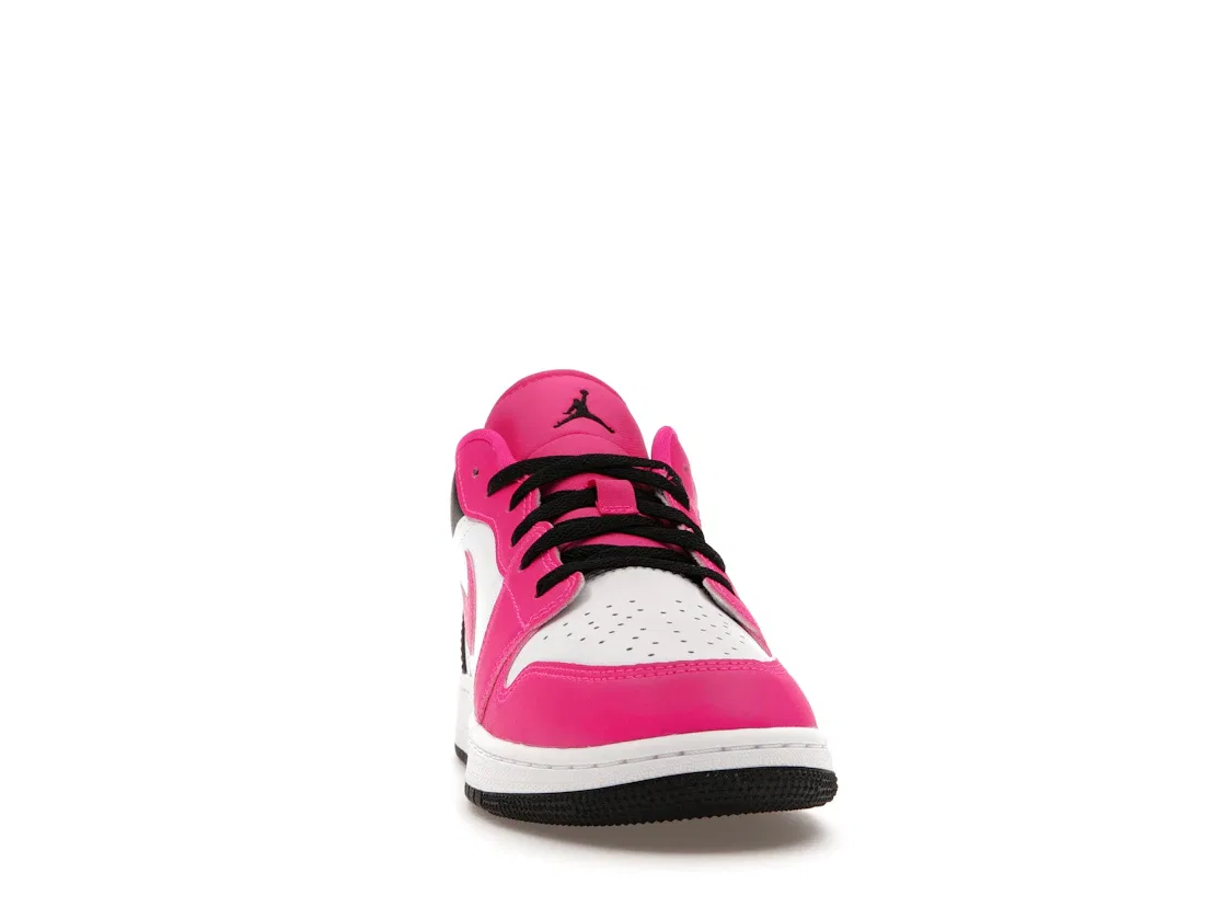 Детские кроссовки Lifestyle с низким верхом Jordan 1 Low Jordan, Fierce Pink/Black/White — фото 2