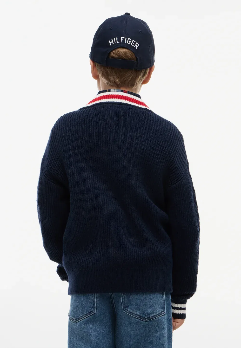 Кардиган Cable унисекс Tommy Hilfiger, Dark Blue — фото 3