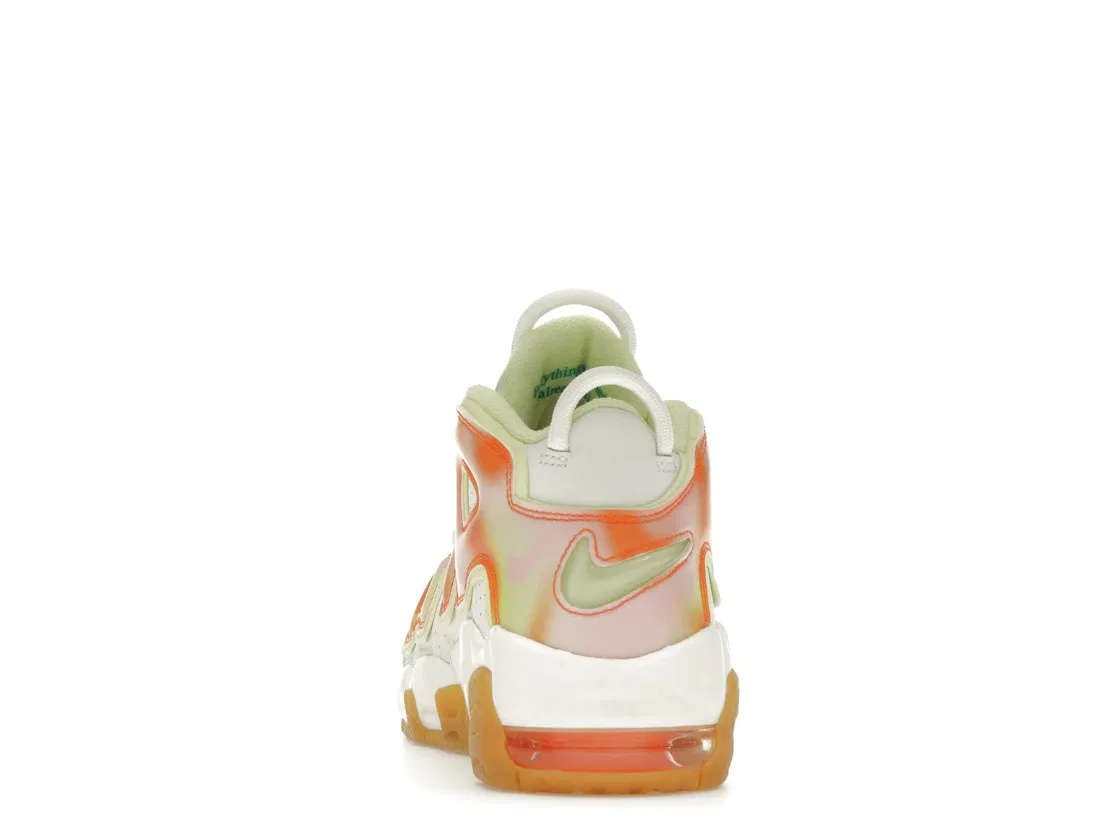 Детские кроссовки Lifestyle Nike Air More Uptempo Nike, Sail Luminous Green Gum Light Brown Stadium Green — фото 4