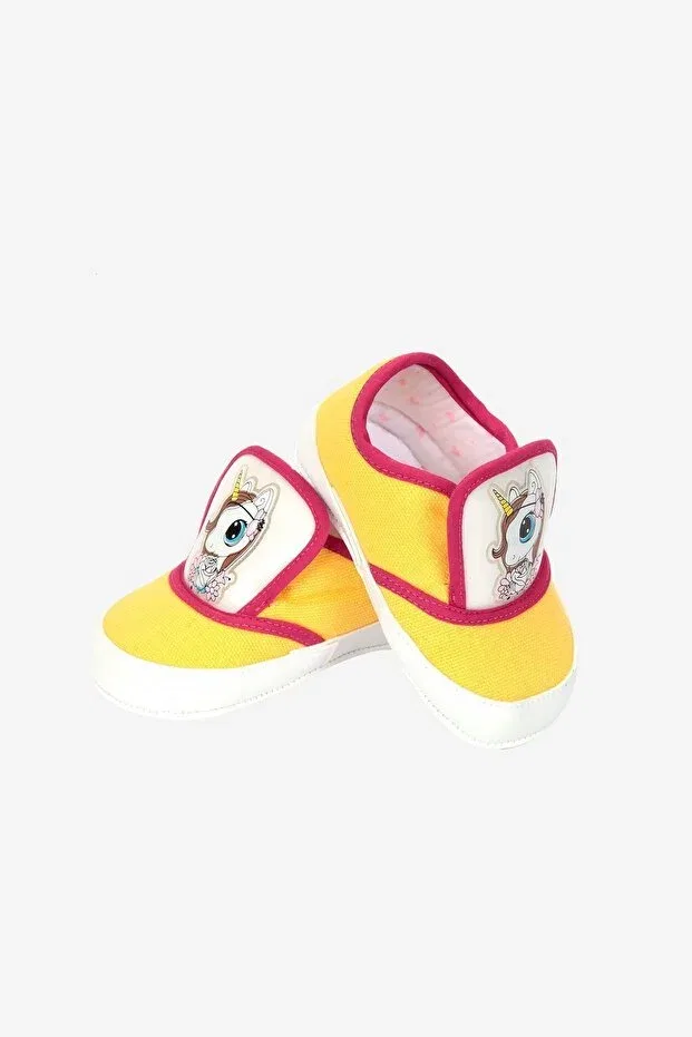 Детские ботиночки для новорожденных со светодиодами Funny Baby, Yellow — фото 2