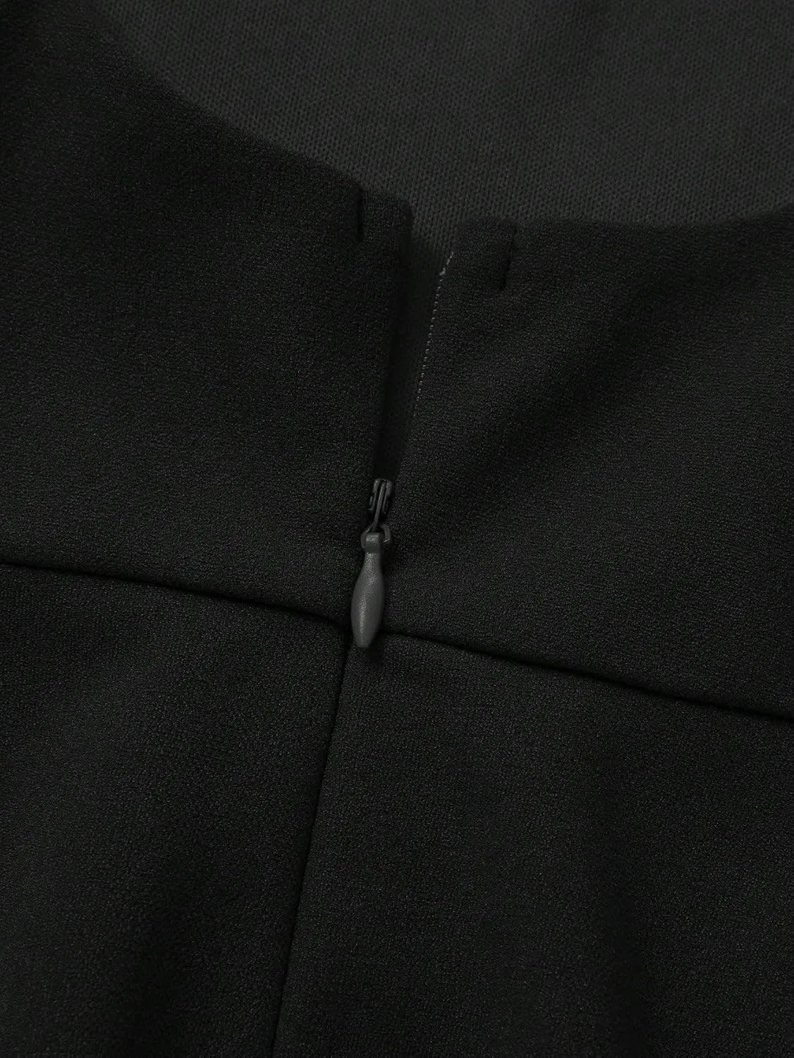 Женское летнее мини-платье французское с открытой спиной, Black — фото 4