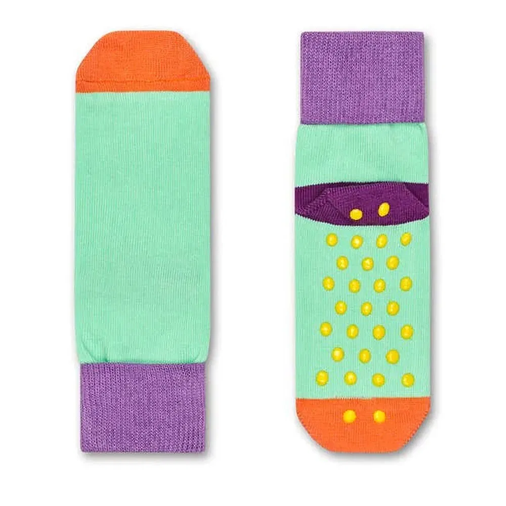 Носки антискользящие полосатые 2 пары Happy Socks, мультиколор — фото 2
