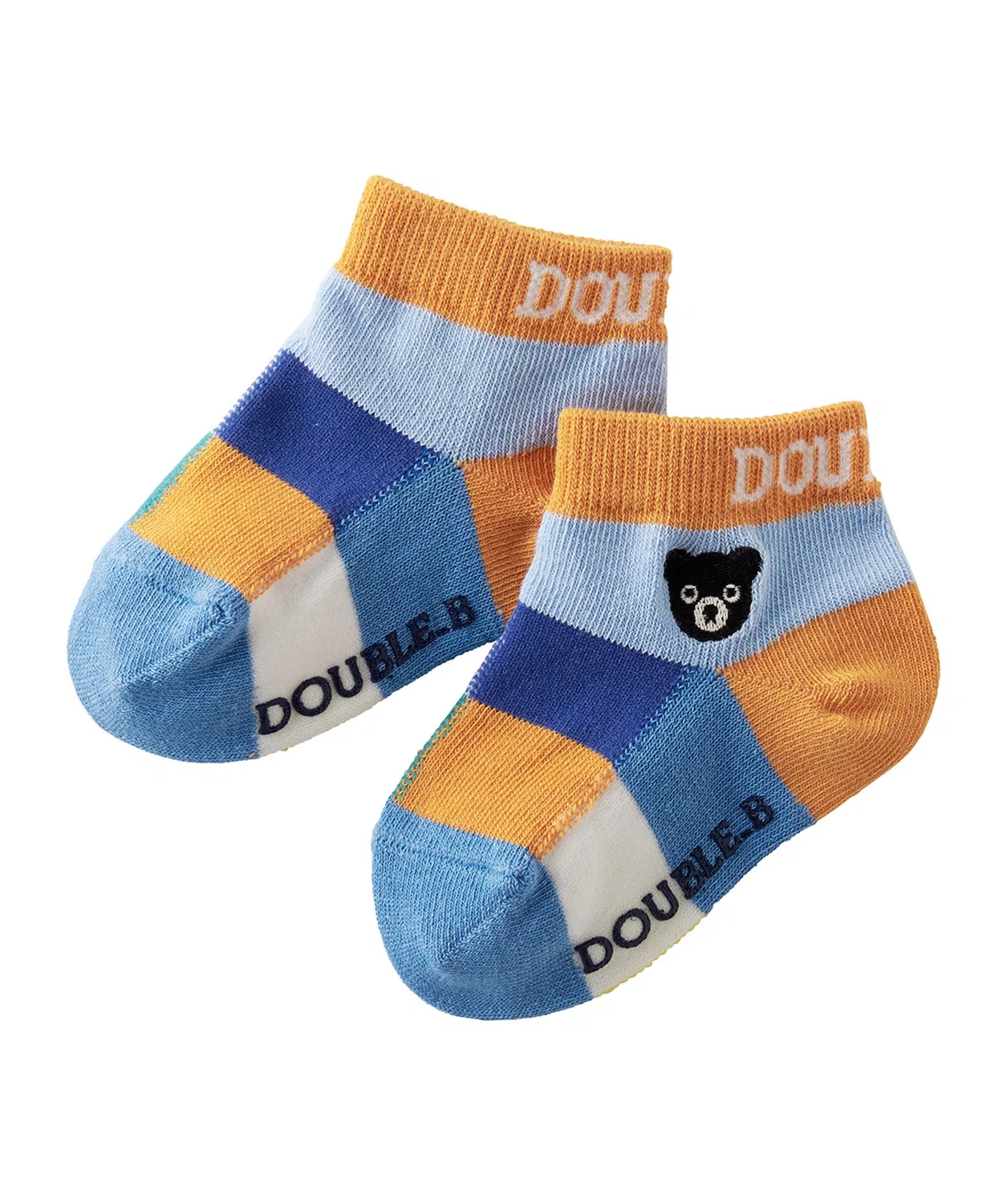 Детские носки с Y-пяткой Coolmax, 11-13 см DOUBLE_B, Sax Blue