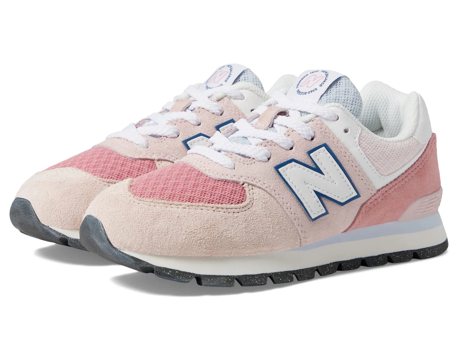 Детские кроссовки для девочек с принтом New Balance 574 Heritage Vintage Pack, Pink Fog