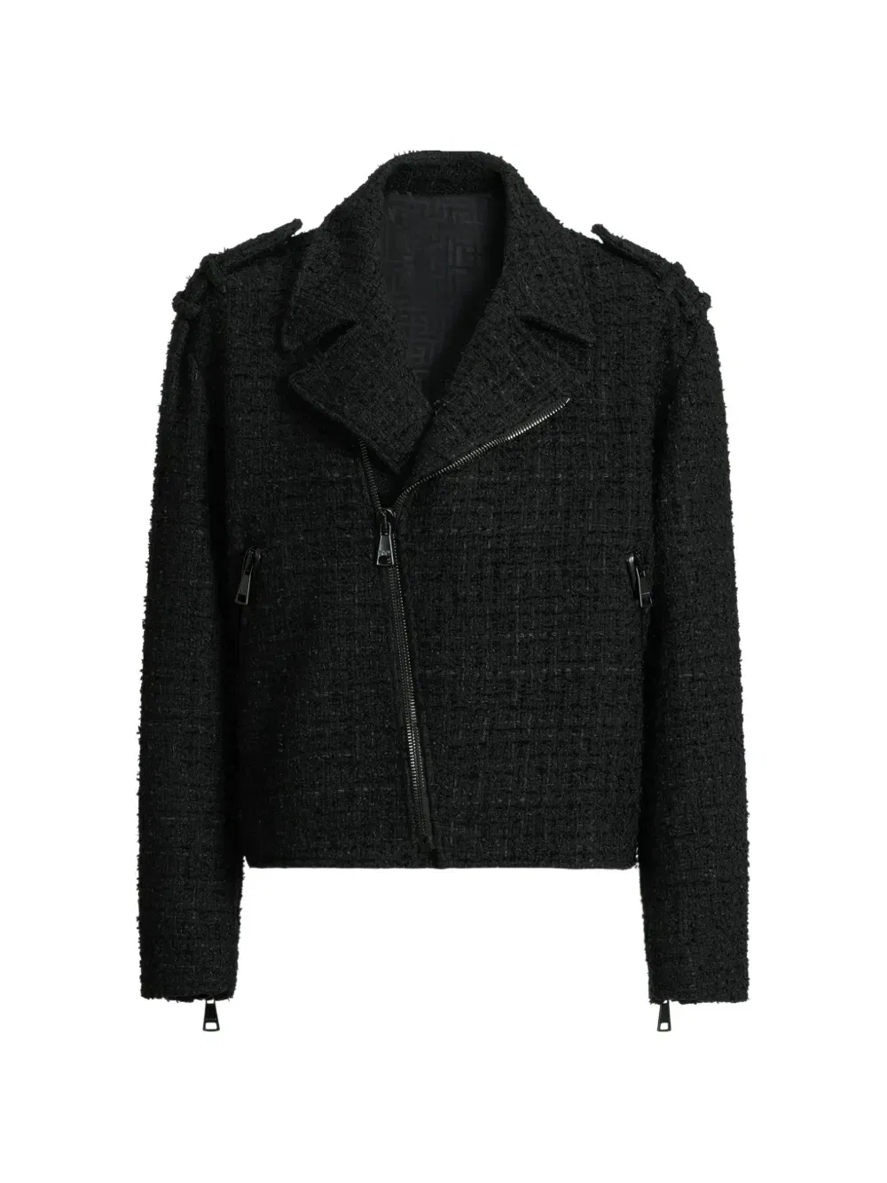 Твидовая куртка Balmain, черный