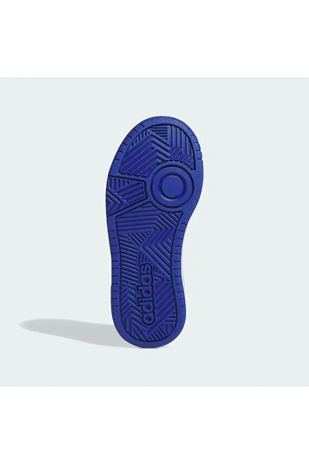 Детские кроссовки для девочек с принтом Hoops 3.0 k ig3833 Adidas, Gray — фото 4
