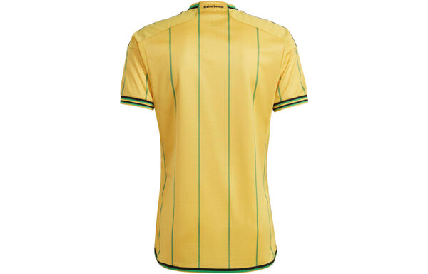 Футболка Ямайка 23 домашняя майка Adidas, золотой — фото 2