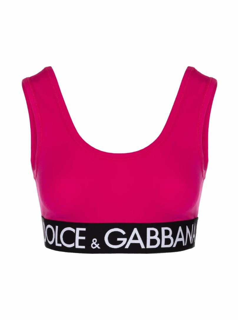 

Спортивный топ с логотипом Dolce&Gabbana
