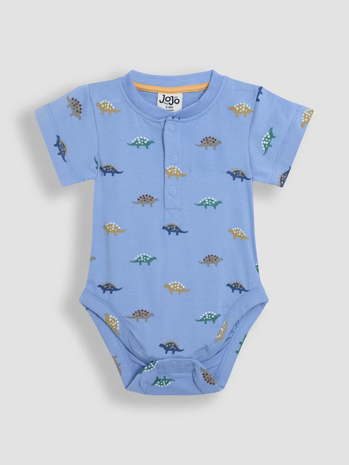 Боди с коротким рукавом, 2 шт Jojo Maman Bébé, синий, кремовый — фото 2