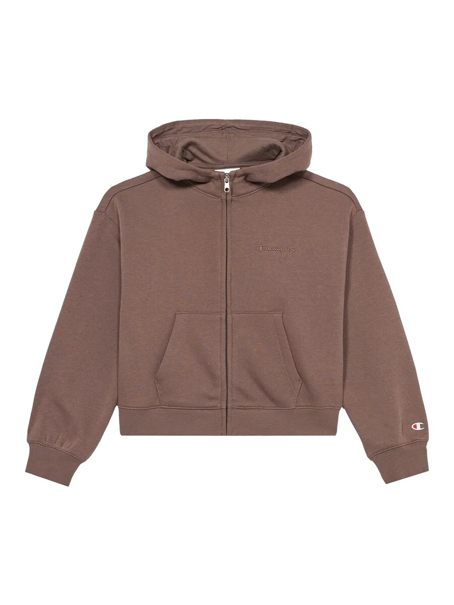 Худи на молнии Champion коричневого цвета