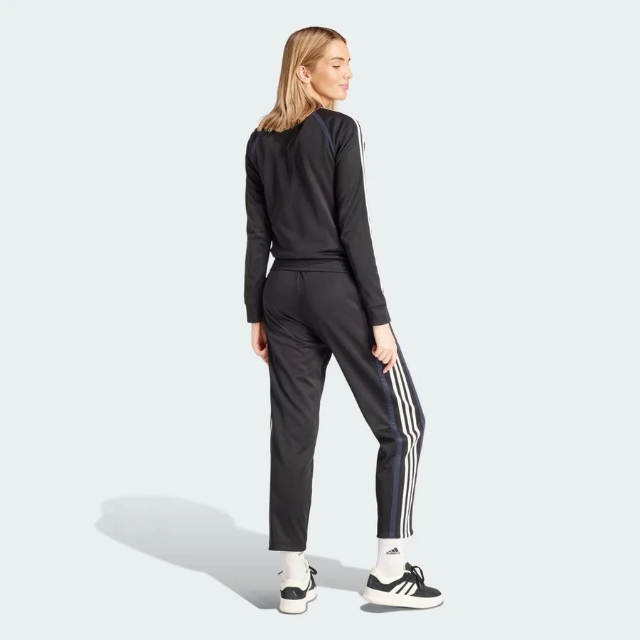 Спортивный костюм с молнией, длинным рукавом, в полоску, Sportswear IX1106 Teamsport Track Suit adidas, Черно-белый — фото 2