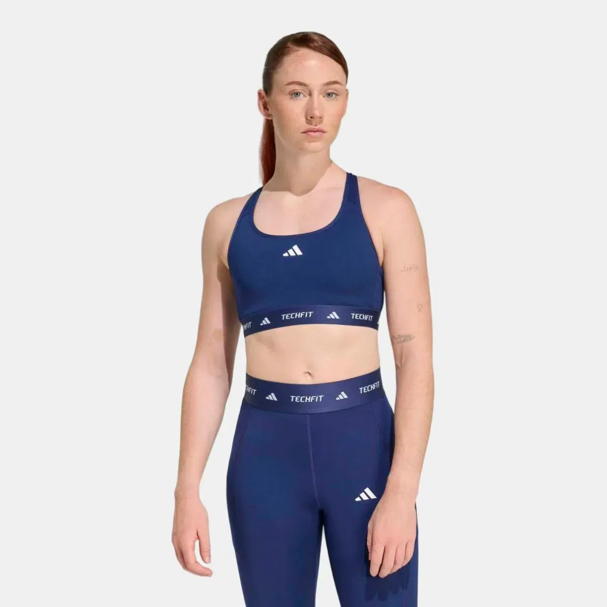 Женский топ для тренировок TF BRA adidas, Azul