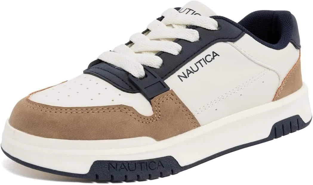 Детские кроссовки со шнуровкой Nautica, Bone Navy Tan-Gavie