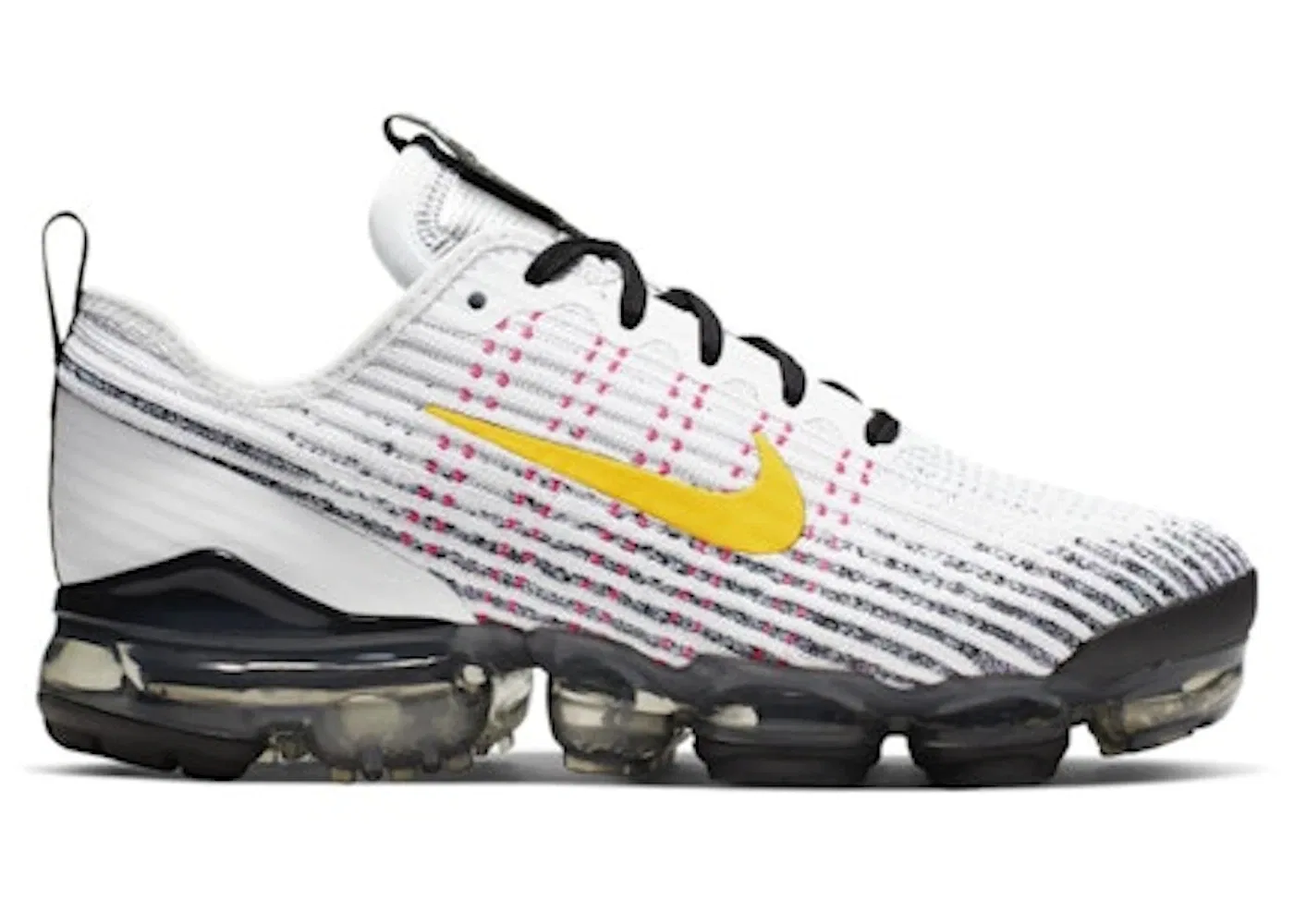 Детские кроссовки Lifestyle Nike Air VaporMax Flyknit 3 Nike, White/Hyper Turquoise/Pink Blast/Dynamic Yellow