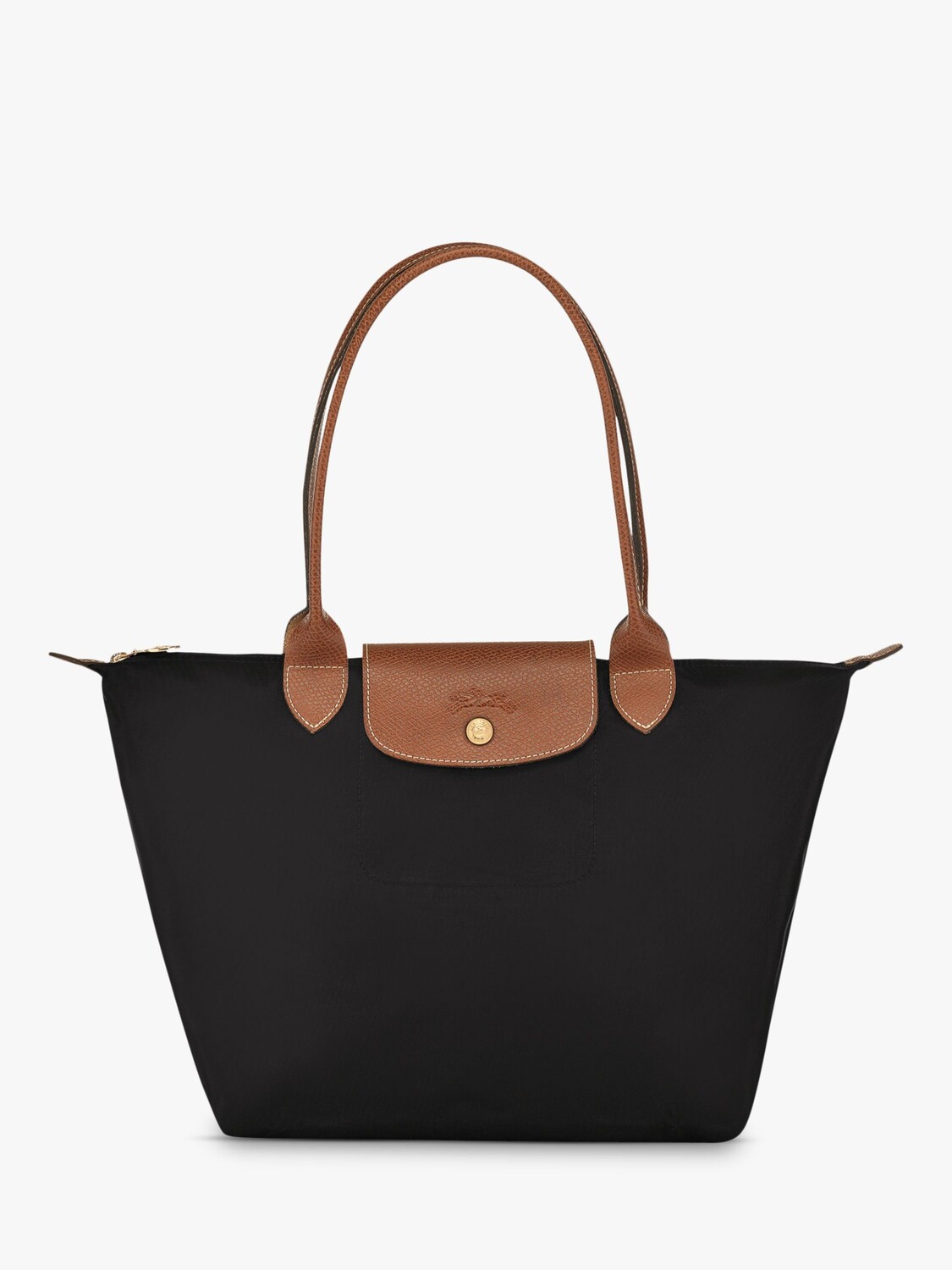 Сумка - тоут Longchamp Le Pliage Original M, черная
