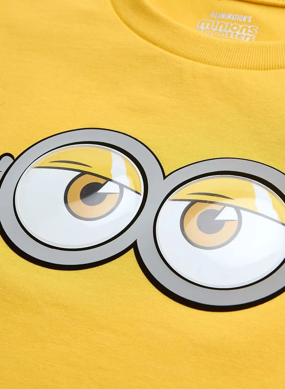 Футболка с принтом Minions Giordano, желтый — фото 4