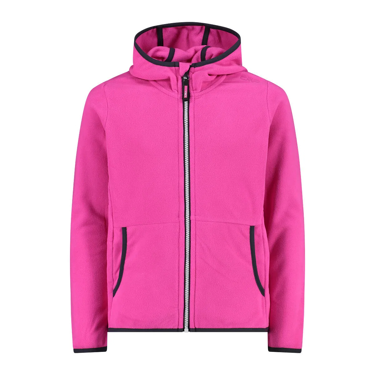 Детская флисовая куртка с капюшоном Kid G Fix Hood Jacket Cmp, Rosa / Magentapink