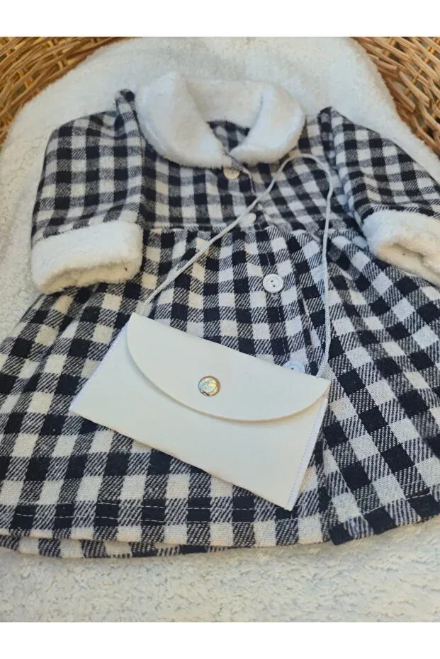 Детское платье для девочек с длинным рукавом Ciobaby, Black — фото 4