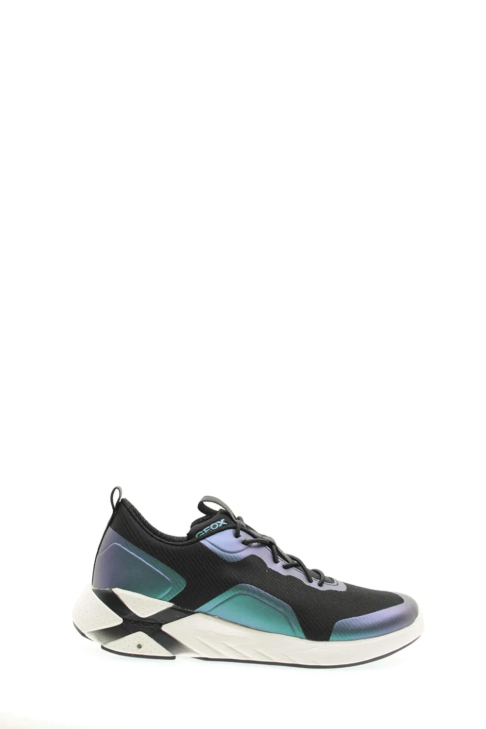 Детские кроссовки для мальчиков технологичные J Playkix Boy A Geox, Black Iridescent Black