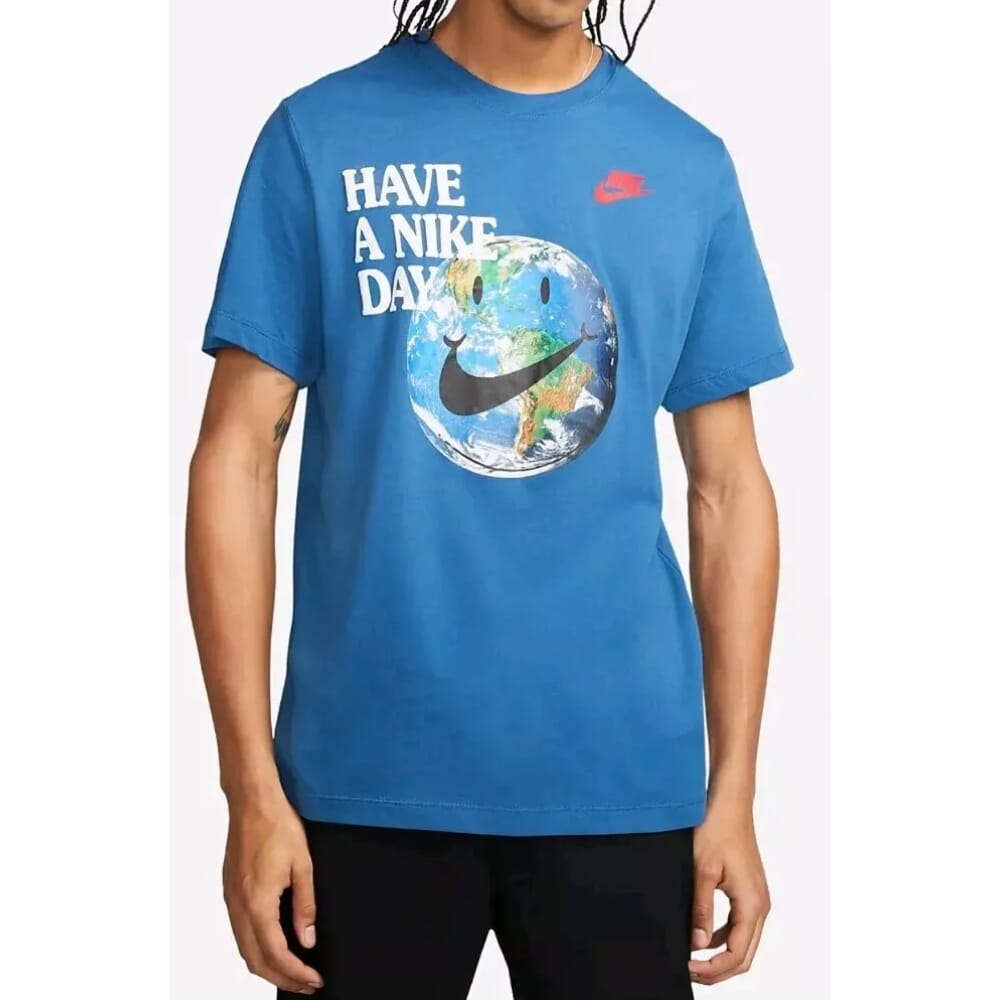 

Футболка Nike Have A Nike Day' Racer синяя DM6331-432 мужская