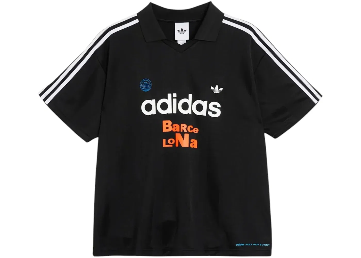 Детская джерси Adidas x Bad Bunny DtMF Tour Barcelona Jersey, Black