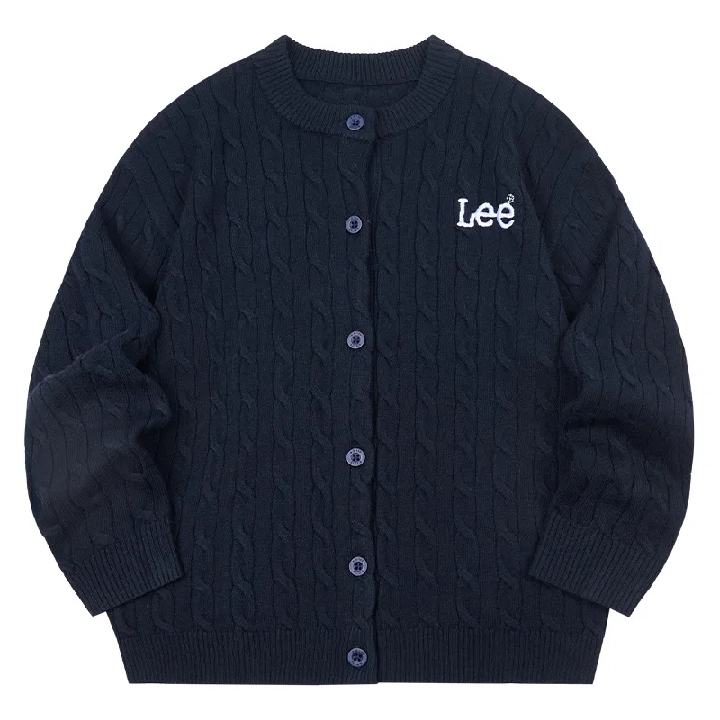Детский свитер с круглым вырезом Lee Grade School, Navy Blue